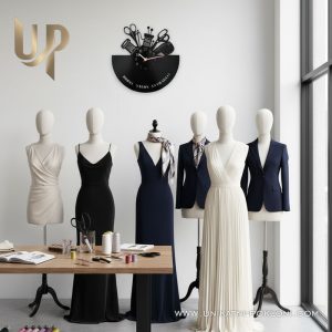 Personalizirani drveni sat - Sat krojački salon - Slika 6