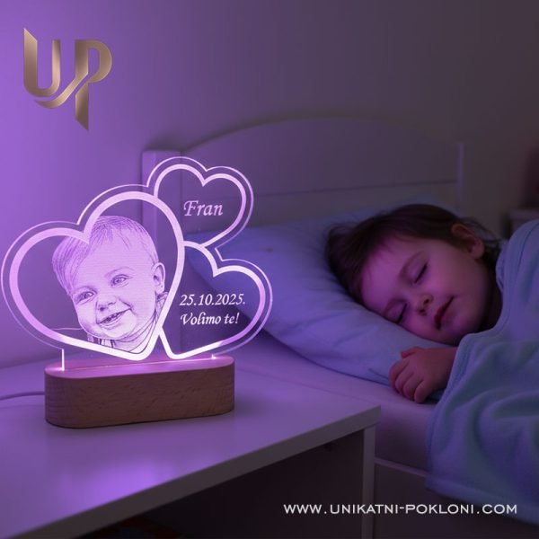 Lampa za dječje sobe sa slikom