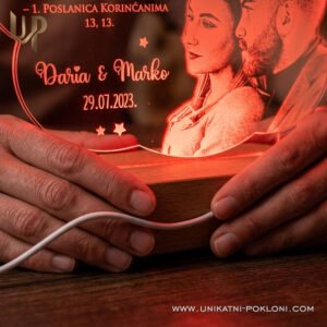 Poklon za mladence i zaljubljene - Ambijentalna USB lampa 22 Poklon za Valentinovo