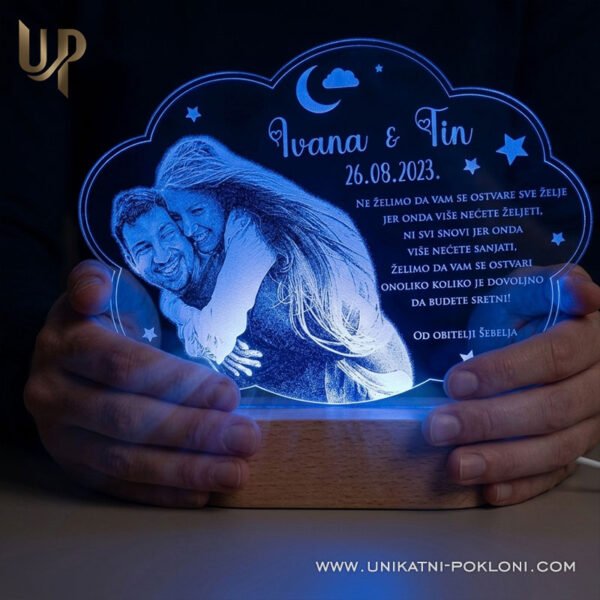 Poklon za mladence i zaljubljene - Ambijentalna USB lampa 5 Poklon za nju i njega