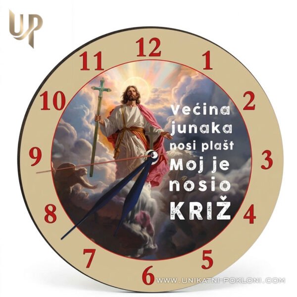 Sat sa motivom Isusa - Vjerski personalizirani pokloni Sat sa motivom Isusa - Vjerski personalizirani pokloni
