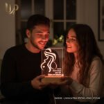 Poklon budućim majkama - Ambijentalna personalizirana LED lampa 17 Dar budućim majkama