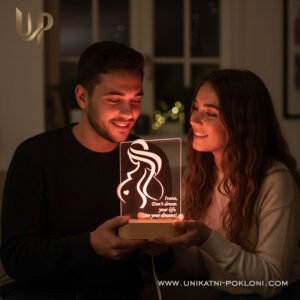 Poklon budućim majkama - Ambijentalna personalizirana LED lampa 17 Dar budućim majkama