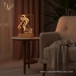 Poklon budućim majkama - Ambijentalna personalizirana LED lampa 15 Dar za trudnicu