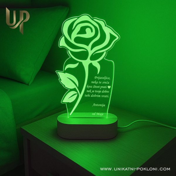 Poklon za voljenu osobu - ambijentalna personalizirana lampa 6 Ljubavni pokloni