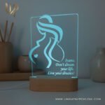 Poklon budućim majkama - Ambijentalna personalizirana LED lampa 14 Pokloni za trudnice