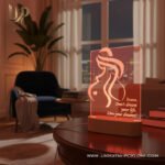 Poklon budućim majkama - Ambijentalna personalizirana LED lampa 20 buduće mame pokloni