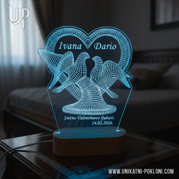 Romantični poklon - Ambijentalna LED lampa 1 najbolji romantični pokloni