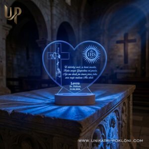 Pokloni za prvu pričest - Personalizirana LED lampa - Unikatni Pokloni Pokloni za prvu svetu pričest