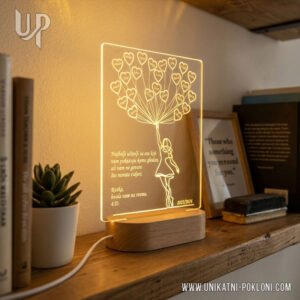 Poklon učitelju od učenika - Personalizirana LED lampa 16 Poklon za učitelje