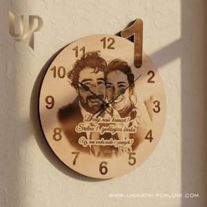 Personalizirani drveni sat - Originalni i unikatni poklon za godišnjice braka ili veze 18 super pokloni za godišnjicu