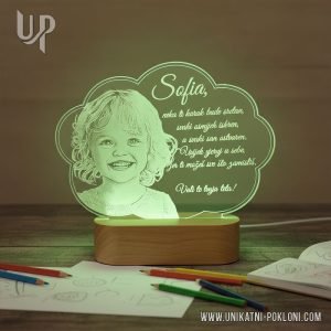 lampa sa slikom za dječju sobu