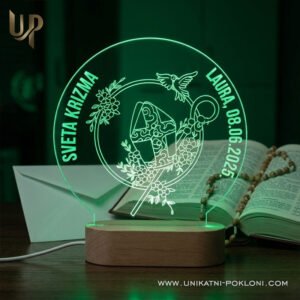 Poklon za krizmu - Ambijentalna LED lampa - Unikatni pokloni Originalni poklon za krizmu