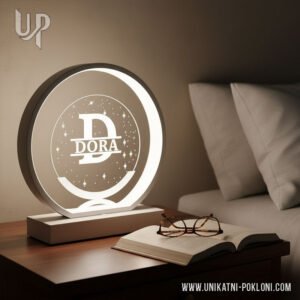 Personalizirana pješčana LED lampa- Lampa s Vašim imenom - Slika 9