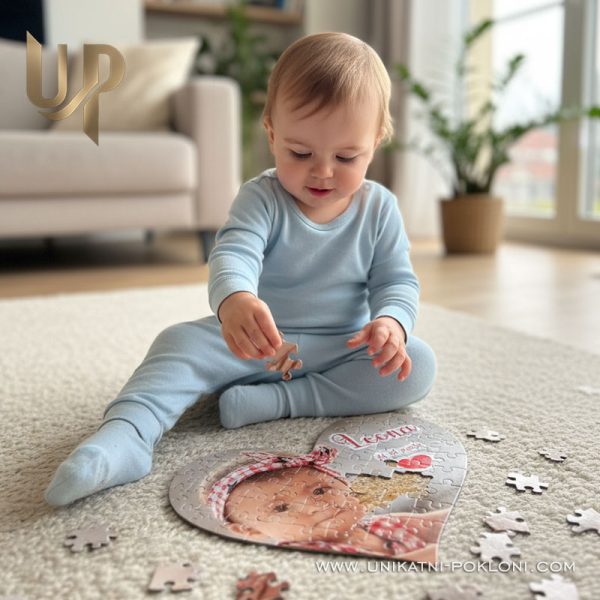 Puzzle sa slikom u obliku srca - unikatan poklon za najmilije