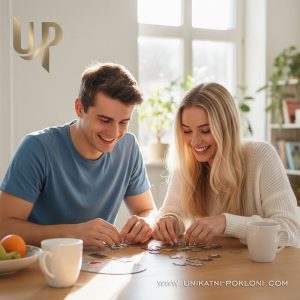 Puzzle sa slikom u obliku srca - originalan poklon