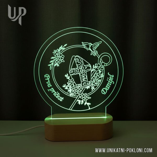 Poklon za prvu pričest - Ambijentalna LED lampa 8 svjetlo prve pričesti