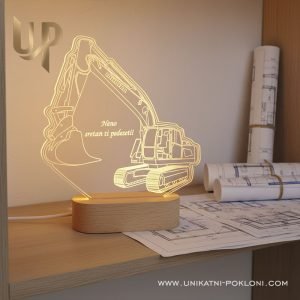 personalizirani poklon za bageriste i građevinare