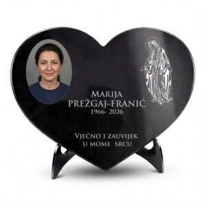 Unikatni pokloni! Vaši pokloni postaju uspomene! - Unikatni pokloni Grobne ploče u obliku srca