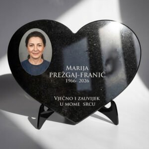 Unikatni pokloni! Vaši pokloni postaju uspomene! - Unikatni pokloni Grobne ploče u obliku srca