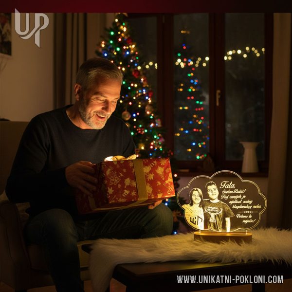 Personalizirana LED lampa - Obiteljski Božićni Poklon 3 Originalni Obiteljski Božićni Pokloni