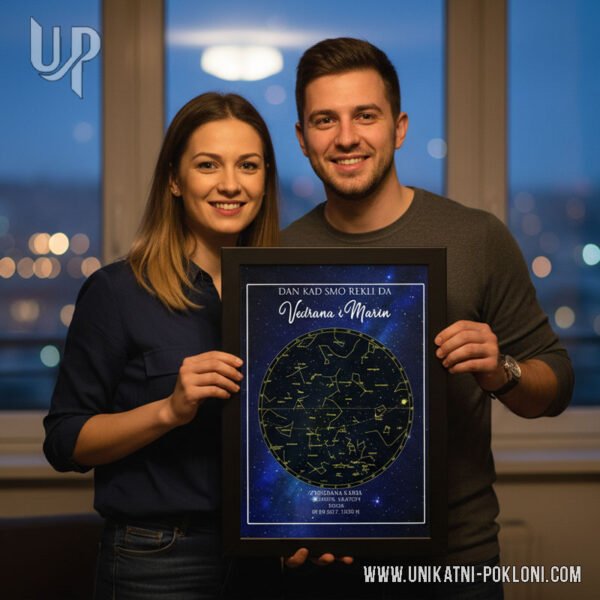 Personalizirani Poster Zvjezdanog Neba
