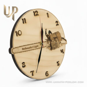 Poklon za drvosječu - Personalizirani drveni sat 12 Poklon za drvosječu i šumara