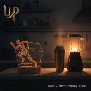 Poklon za trkača - Personalizirana LED lampa 18 Dar za trkača