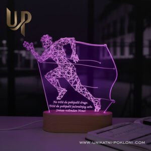 Poklon za trkača - Personalizirana LED lampa 19 Darovi za trkače