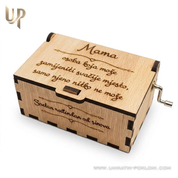 Poklon mami za rođendan -Personalizirana muzička kutija - personalizirani poklon