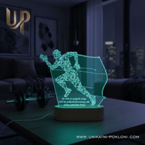 Poklon za trkača - Personalizirana LED lampa 15 Pokloni za trkača