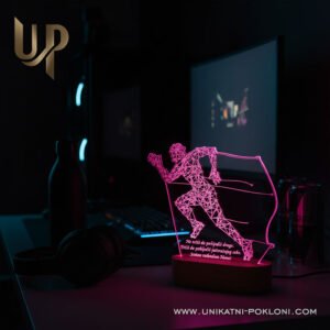 Poklon za trkača - Personalizirana LED lampa 17 Pokloni za trkače