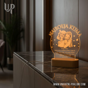 Poklon za kumu - Ambijentalna LED lampa 15 originalan dar za kumu