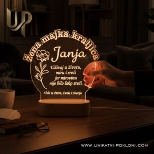 Poklon za kolegicu - Personalizirana LED lampa 15 originalni poklon za kolegicu