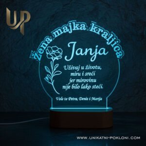 Poklon za kolegicu - Personalizirana LED lampa 14 personalizirani poklon za kolegicu