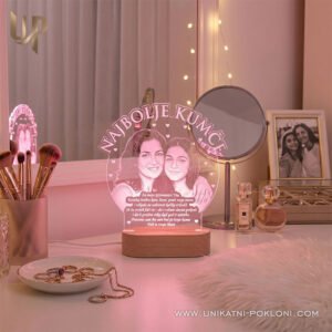 Poklon za kumče - Personalizirana LED lampa 18 pokloni za dijete od kumova