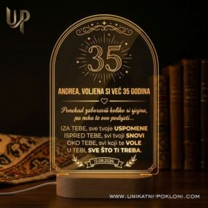 Poklon za rođendan - Personalizirana LED lampa 23 Poklon za rođendan - personalizirani pokloni za rođendan