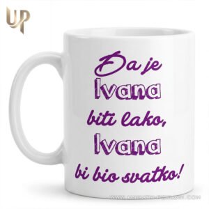 Personalizirana keramička šalica s imenom - Personalizirani pokloni 11 Fora poklon - personalizirani pokloni