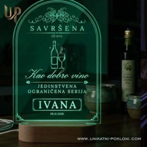 Personalizirani pokloni za rođendane - Personalizirana LED lampa
