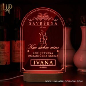 Personalizirani pokloni za rođendane - Personalizirana LED lampa