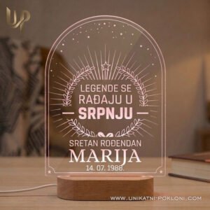 Poklon za rođendan - Personalizirana LED lampa 15 Poklon za rođendan - personalizirani pokloni za rođendan