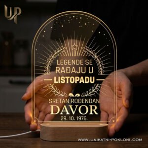 Poklon za rođendan - Personalizirana LED lampa 22 Poklon za rođendan - personalizirani pokloni za rođendan