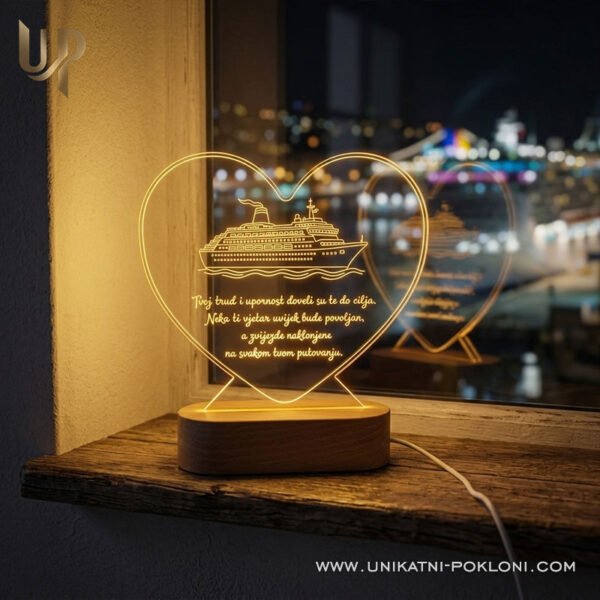 Personalizirana LED lampa Kruzer Personalizirana LED lampa Kruzer