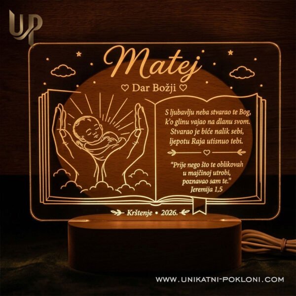 Personalizirani poklon za krštenje Personalizirani poklon za krštenje