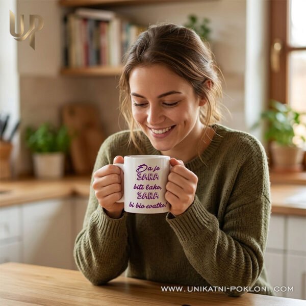 Personalizirana keramička šalica s imenom - Personalizirani pokloni 4 Šalica s imenom Da je biti lako - personalizirana keramička šalica s imenom