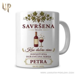 Savršen poklon za rođendan - personalizirana šalica koja slavi svaku godinu života