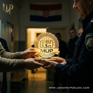 Poklon za policajca - Personalizirana LED lampa 13 Što pokloniti policajcu