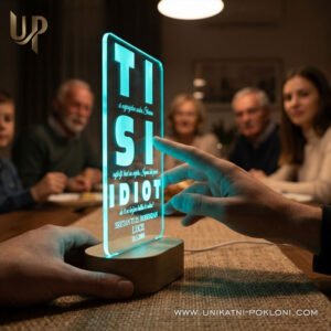 Poklon za rođendan - Personalizirana LED lampa - Slika 3