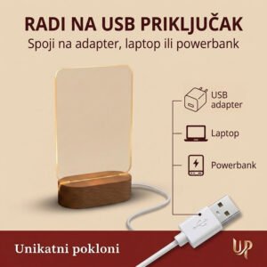 Poklon za klizačicu ili klizača - personalizirana LED ambijentalna lampa - Unikatni pokloni Personalizirana LED lampa - Unikatni personalizirani poklon