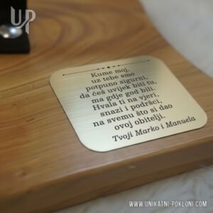 Unikatni pokloni! Vaši pokloni postaju uspomene! - Unikatni pokloni Personalizirani pokloni za kumove